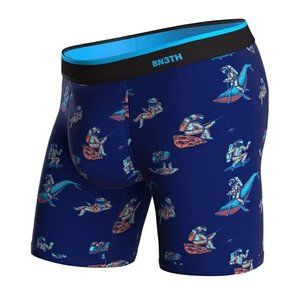 BN3TH Classic Printed Boxer Briefs  Mypakage Pouch Technology Blue